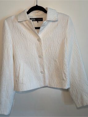Zara Set White Jacket & Skort